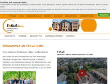 Tablet Screenshot of fokus-selm.de